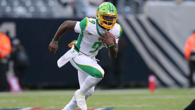 Tampa Bay Vipers quarterback/running back Quinton Flowers