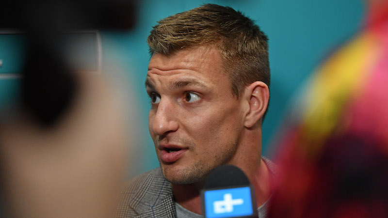Former Patriots tight end Rob Gronkowski