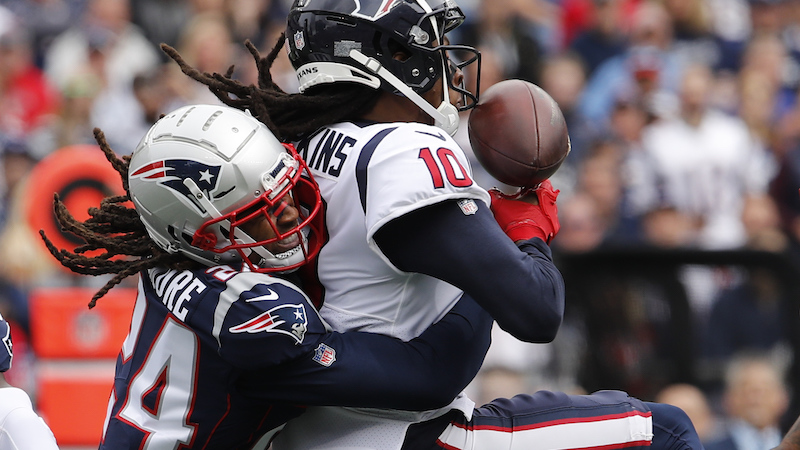 Patriots cornerback Stephon Gilmore, Texans wide receiver DeAndre Hopkins