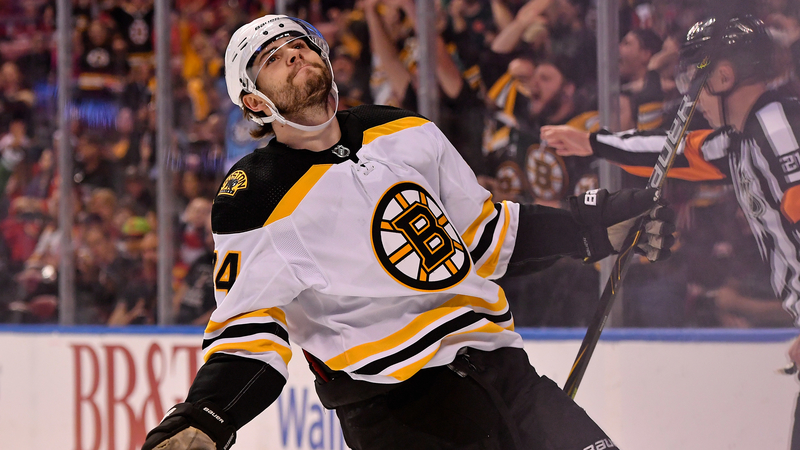 Boston Bruins left wing Jake DeBrusk