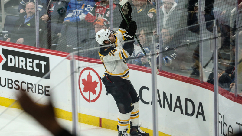 Boston Bruins' Winger Jake DeBrusk