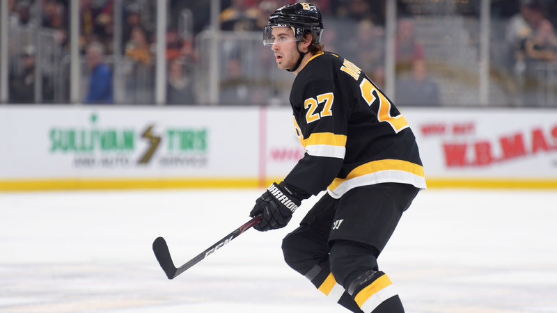 Bruins defenseman John Moore