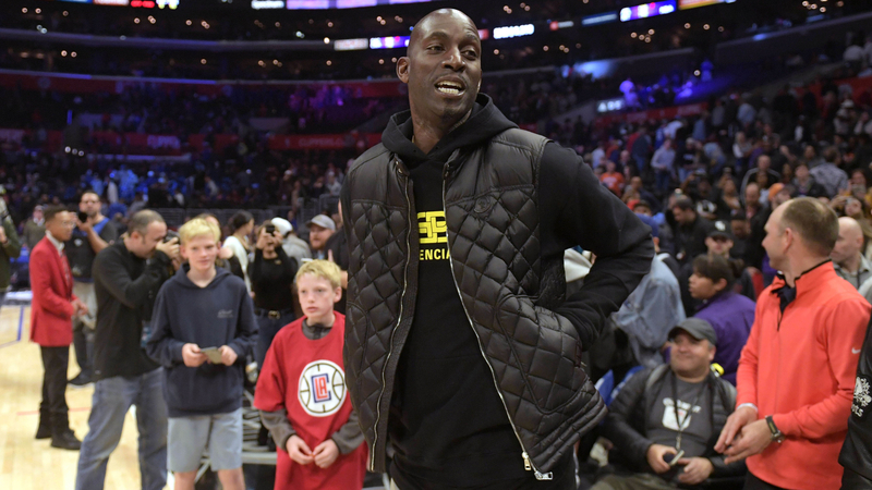 Former Boston Celtic forward Kevin Garnett
