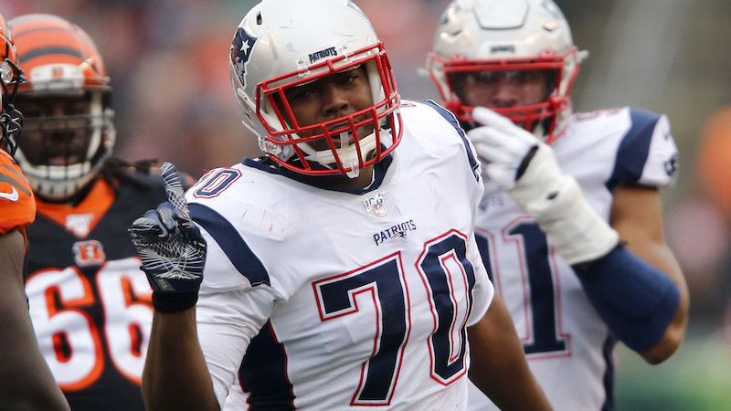 Patriots defensive tackle Adam Butler