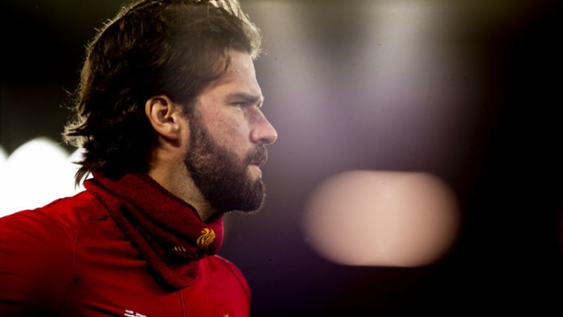 Liverpool goalkeeper Alisson