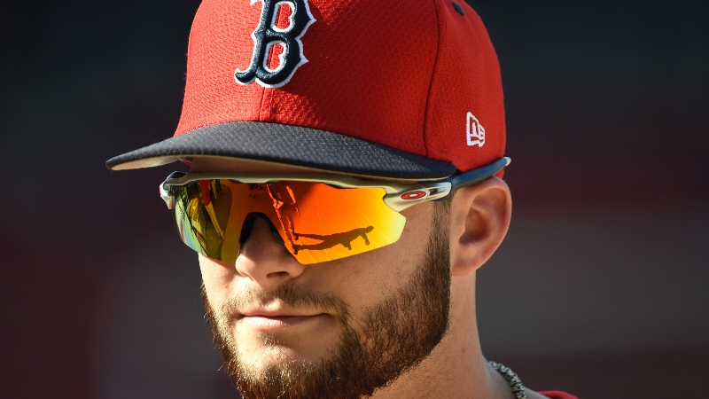 Boston Red Sox left fielder Andrew Benintendi