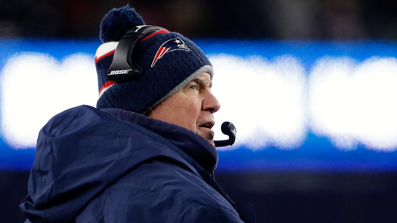 New England Patriots head coach Bill Belichick