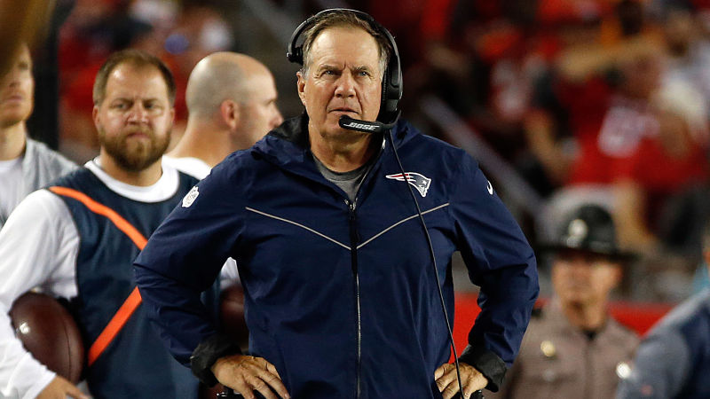 New England Patriots head coach Bill Belichick