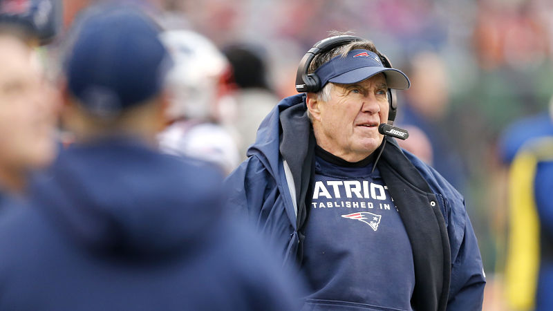 New England Patriots head coach Bill Belichick
