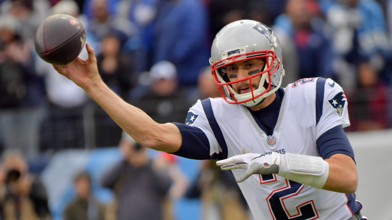 New England Patriots quarterback Brian Hoyer