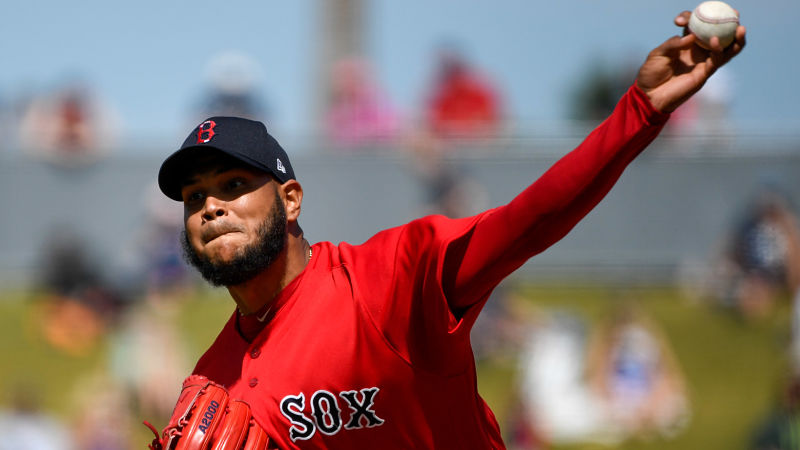 Boston Red Sox pitcher Eduardo Rodriguez