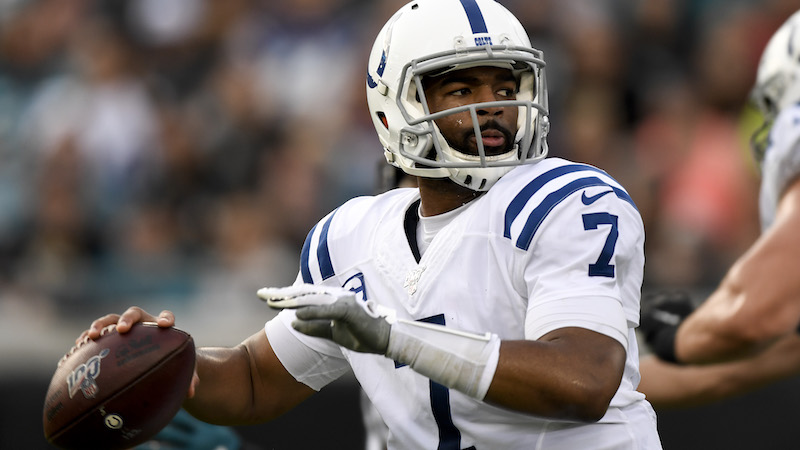 Colts quarterback Jacoby Brissett