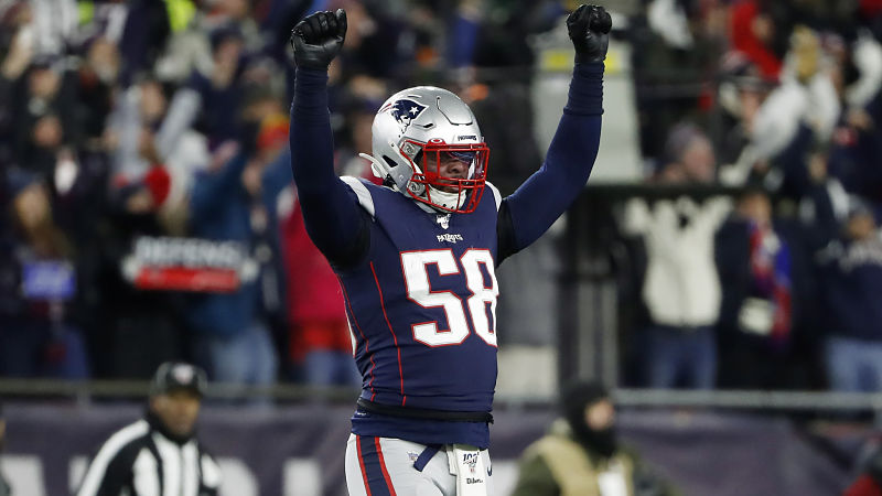 New England Patriots linebacker Jamie Collins