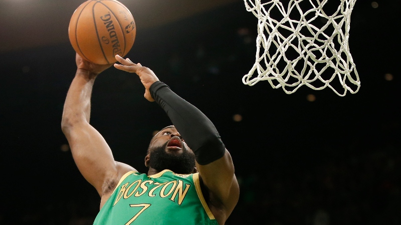 Boston Celtics forward Jaylen Brown