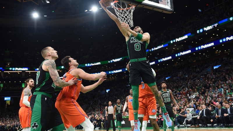 Boston Celtics forward Jayson Tatum
