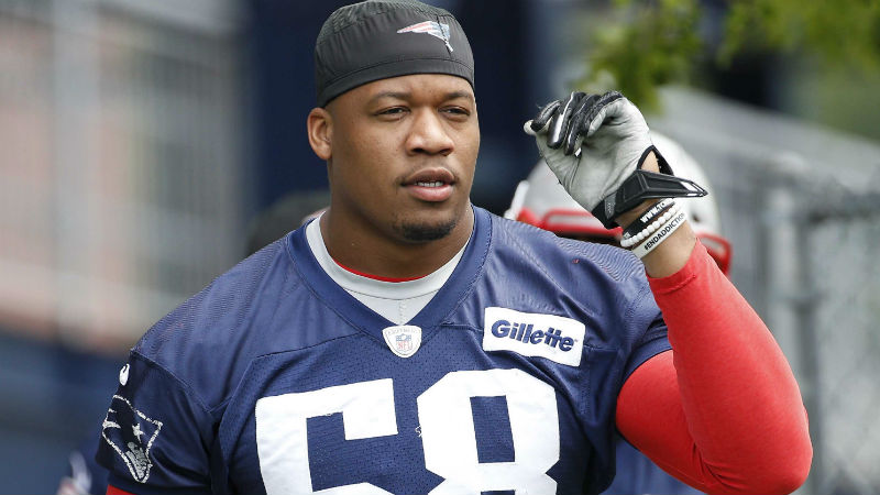 New England Patriots defensive end Keionta Davis