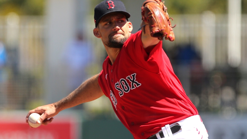 Boston Red Sox pitcher Nathan Eovaldi