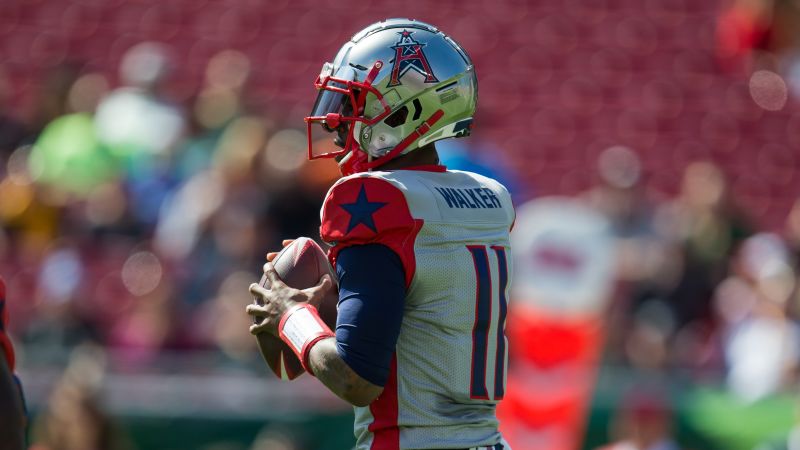 Houston Roughnecks quarterback P.J. Walker