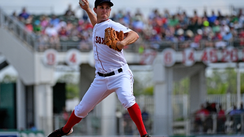 Boston Red Sox pitcher Ryan Weber