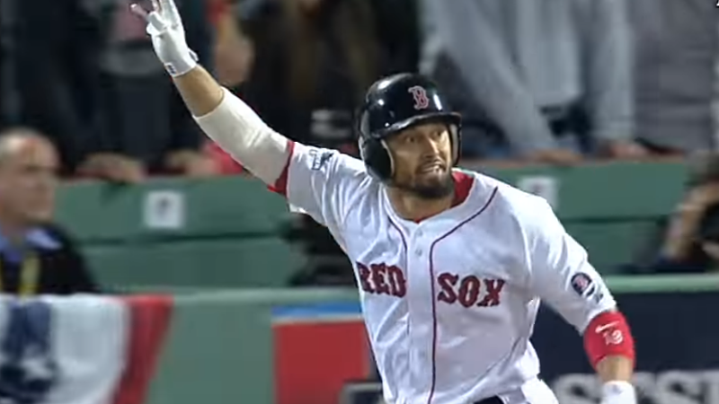 Boston Red Sox outfielder Shane Victorino
