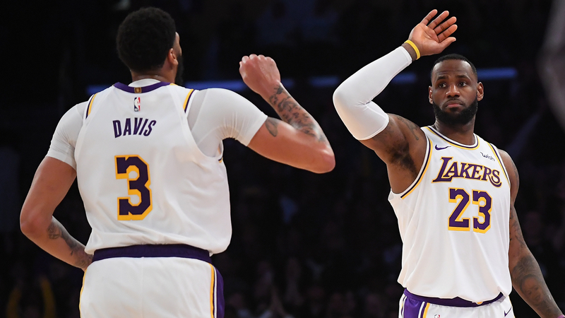 Los Angeles Lakers' center Anthony Davis
