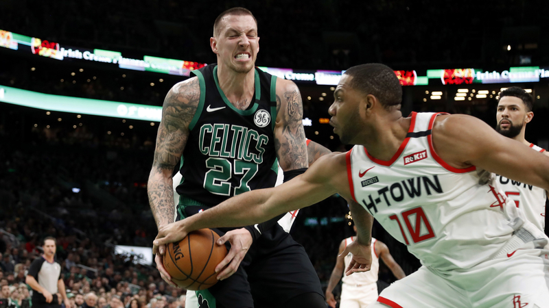 Boston Celtics center Daniel Theis