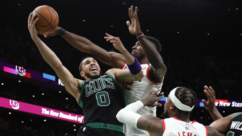 Boston Celtics forward Jayson Tatum