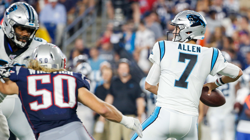 Panthers quarterback Kyle Allen