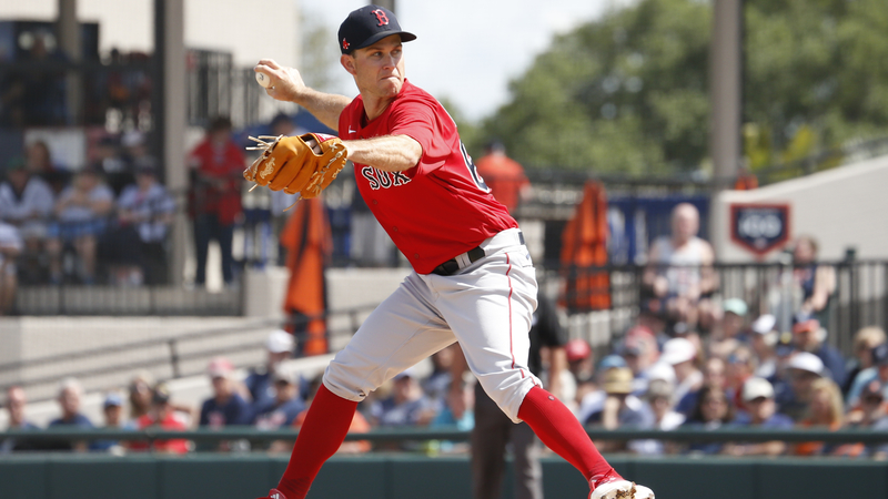 Boston Red Sox pitcher Ryan Weber