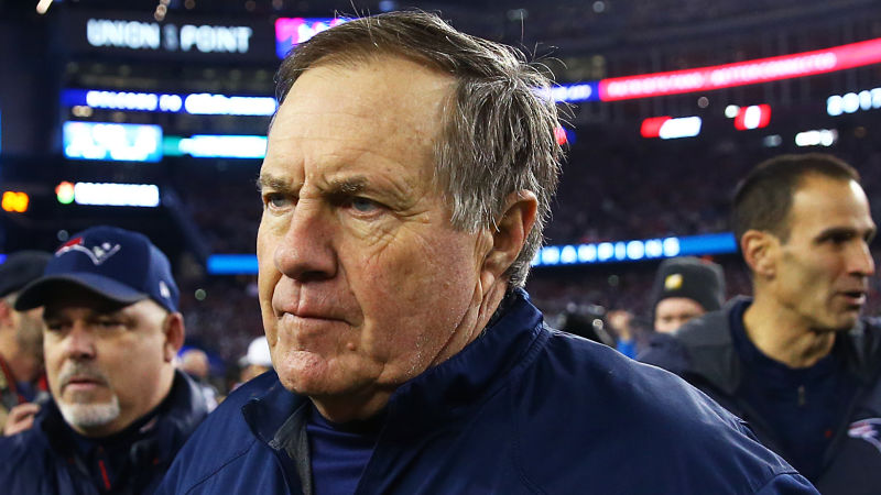 New England Patriots head coach Bill Belichick