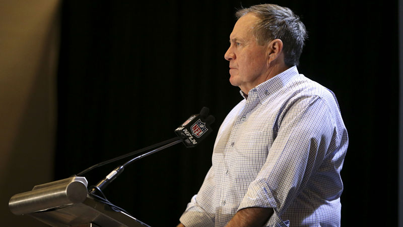 New England Patriots head coach Bill Belichick