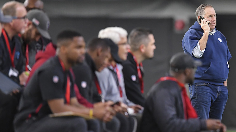 Patriots head coach Bill Belichick