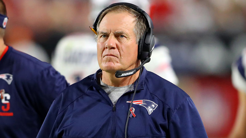 New England Patriots head coach Bill Belichick