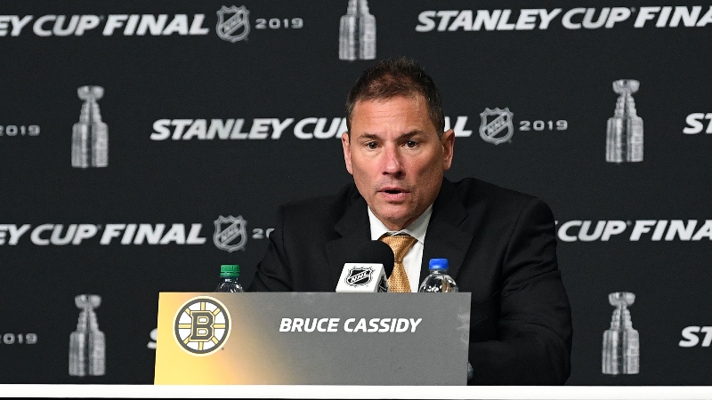 Boston Bruins head coach Bruce Cassidy