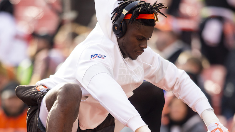 Browns tight end David Njoku