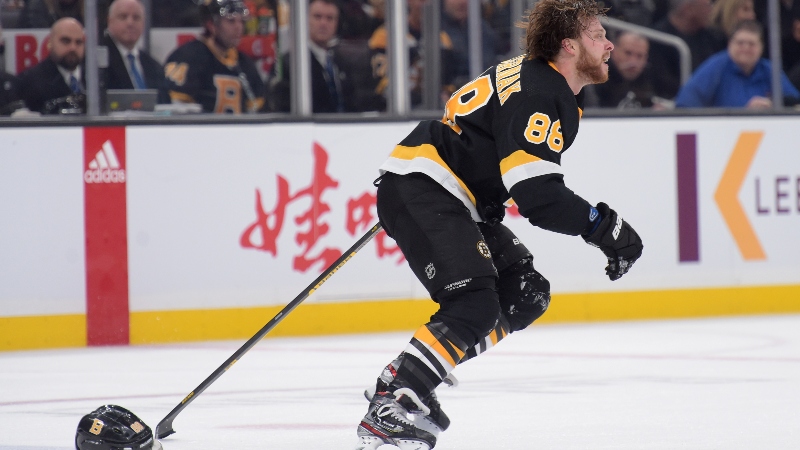 Boston Bruins right wing David Pastrnak