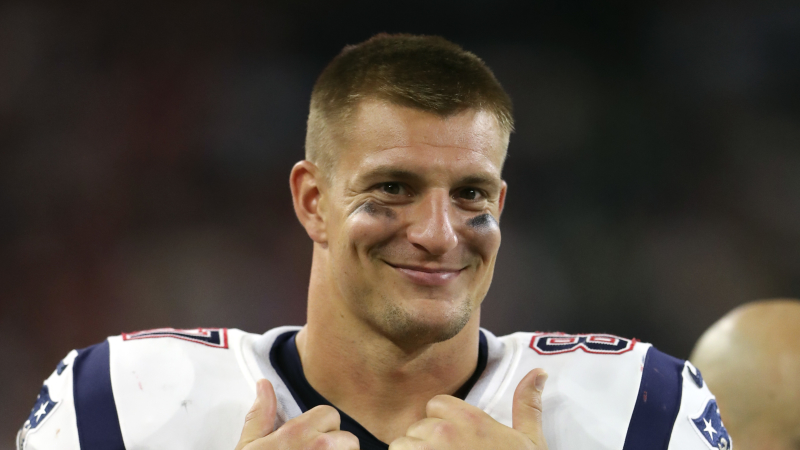 New England Patriots tight end Rob Gronkowski