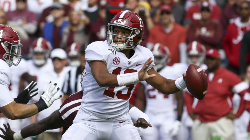 Alabama Crimson Tide Quarterback Tua Tagovailoa