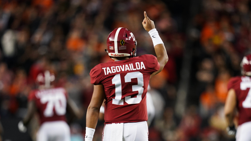 Alabama quarterback Tua Tagovailoa