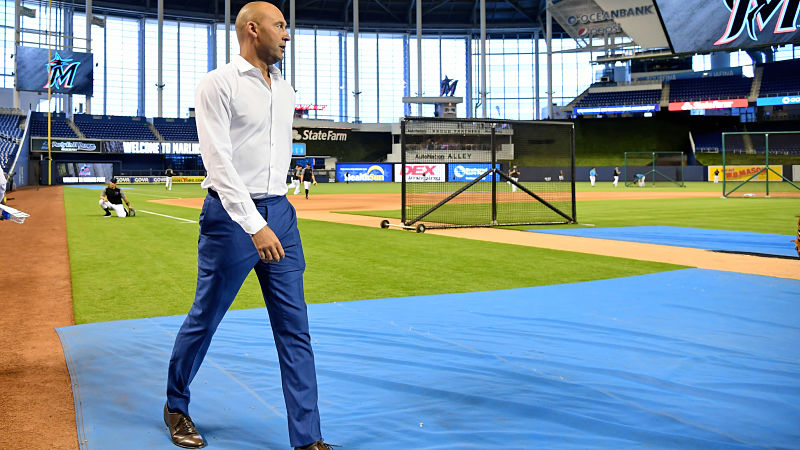 Miami Marlins chief executive officer Derek Jeter
