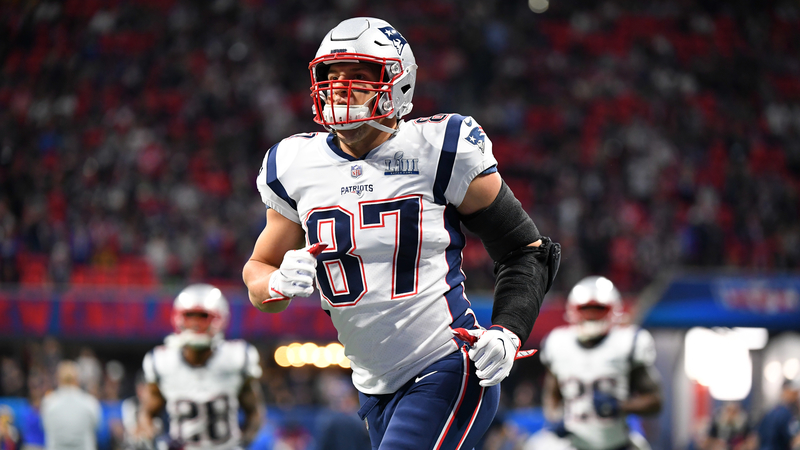 Former New England Patriot tight end Rob Gronkowski