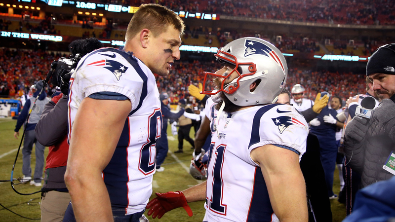 Julian Edelman, Rob Gronkowski