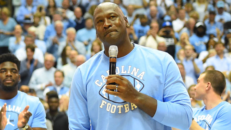 Former NBA player Michael Jordan