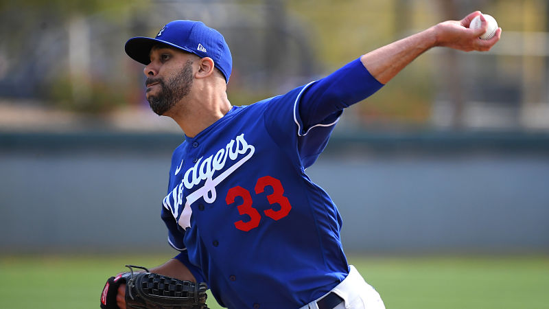Los Angeles Dodgers pitcher David Price