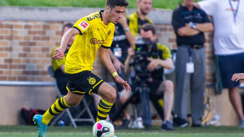 Borussia Dortmund midfielder Giovanni Reyna