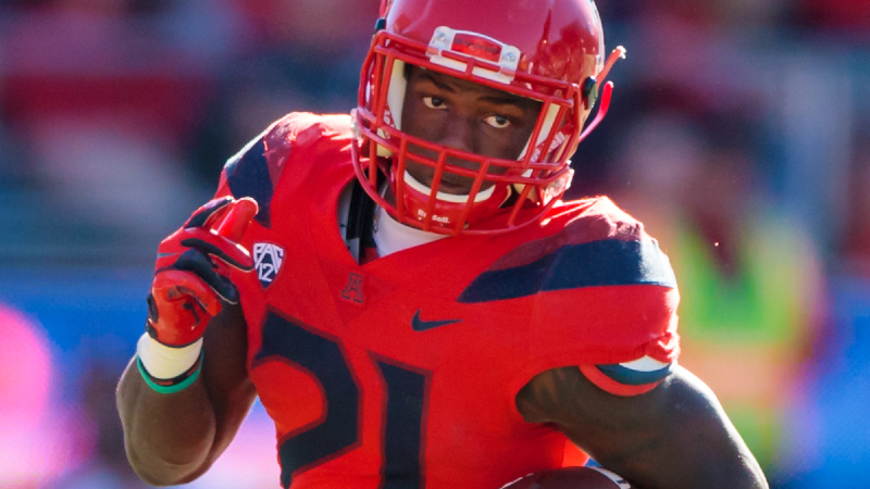 Arizona Wildcats running back J.J. Taylor