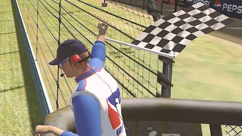 iRacing flag man