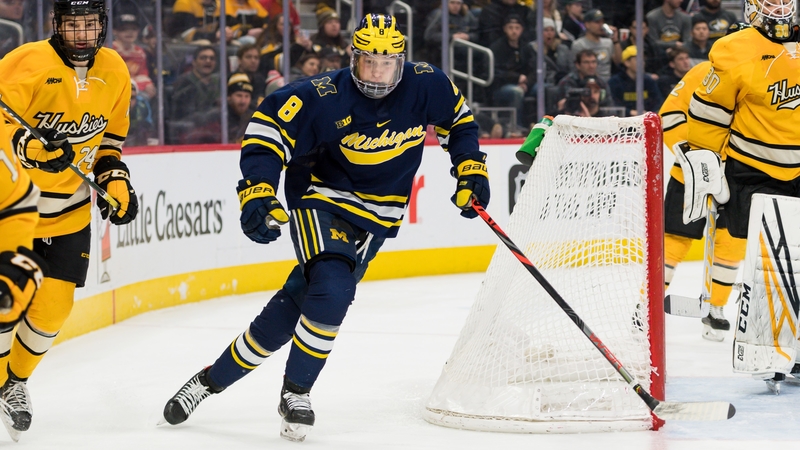 Michigan winger Jack Becker