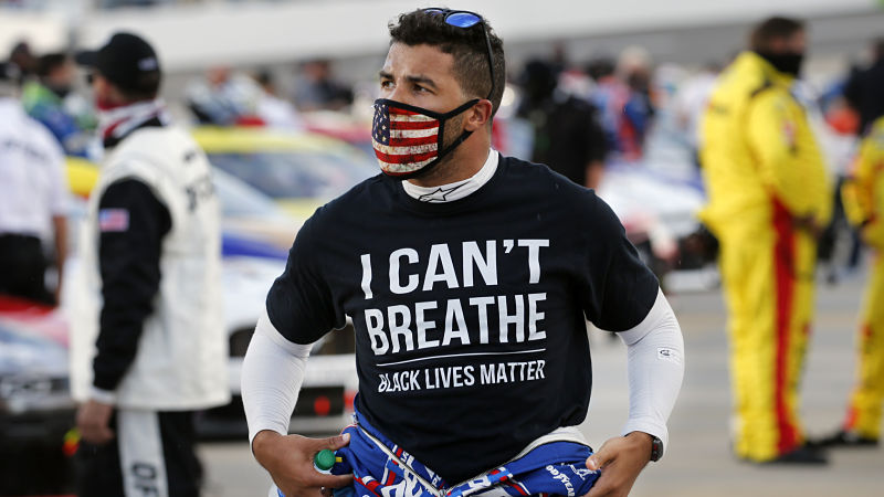 NASCAR driver Bubba Wallace