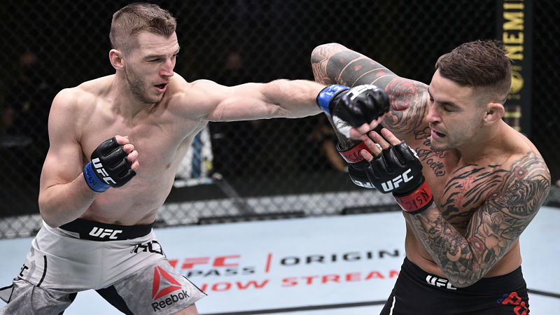 UFC fighters Dan Hooker and Dustin Poirier